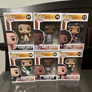 Funko Pop Hamilton 6 figure set